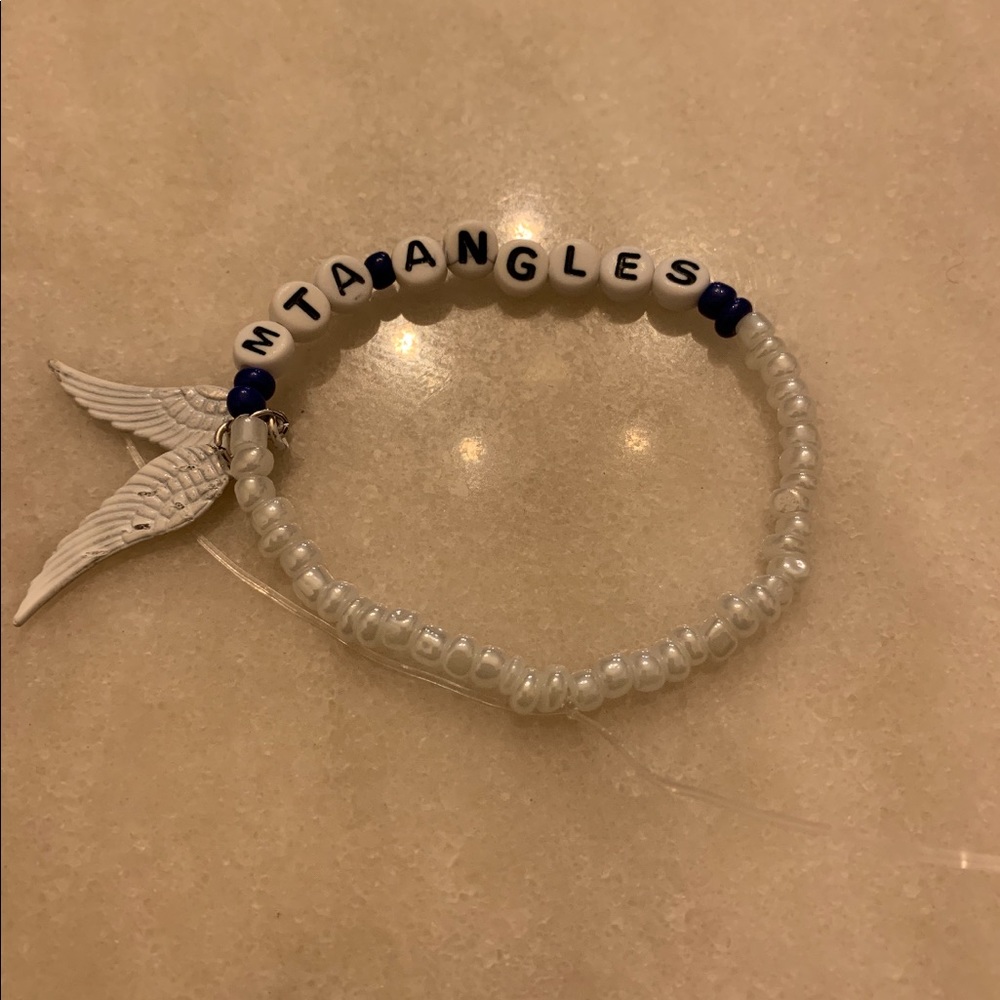 Beautiful beaded winged bracelet